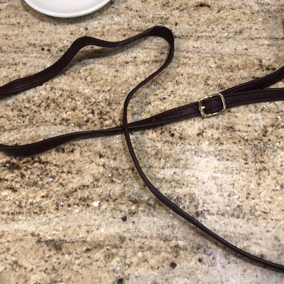 Small Talbots dark purple quilted shoulder bag main image 3